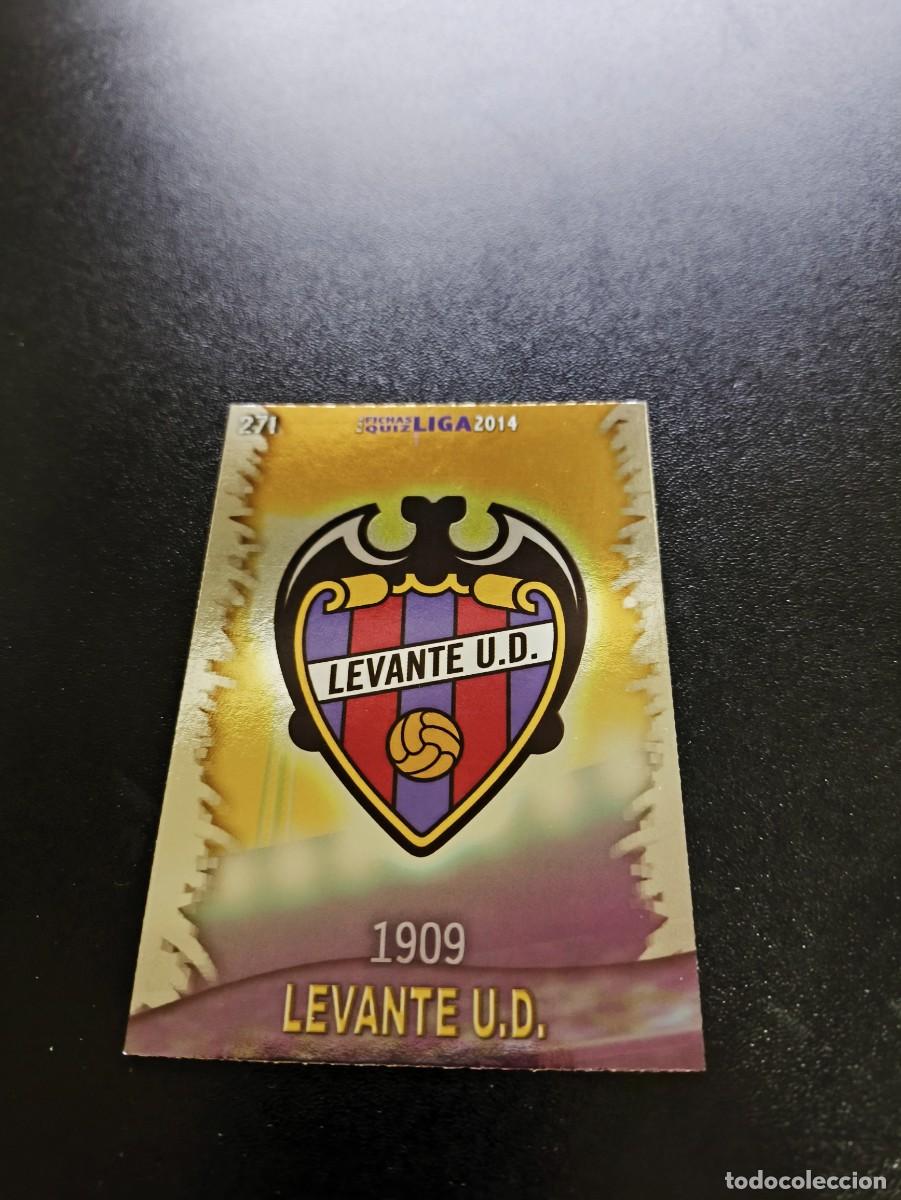 Fu&szlig;ball-Sticker: 271 ESCUDO BRILLO LISO LEVANTE MUNDICROMO LIGA 2013 2014 13 14 NO PANINI ESTE MEGACRACKS