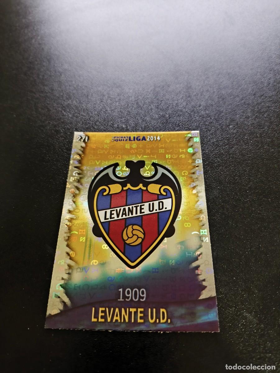 Fu&szlig;ball-Sticker: 271 ESCUDO BRILLO LISO LETRAS LEVANTE MUNDICROMO LIGA 2013 2014 13 14 NO PANINI ESTE MEGACRACKS