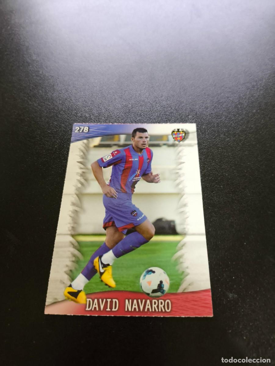 Cromos de F&uacute;tbol: 278 David Navarro LEVANTE MUNDICROMO LIGA 2013 2014 13 14 NO PANINI ESTE MEGACRACKS