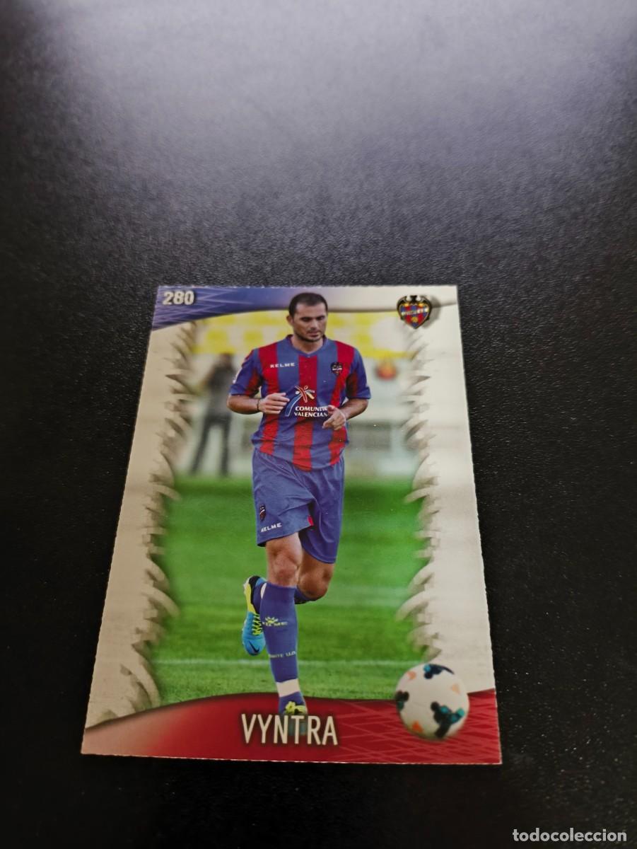 Cromos de F&uacute;tbol: 280 Vyntra LEVANTE MUNDICROMO LIGA 2013 2014 13 14 NO PANINI ESTE MEGACRACKS