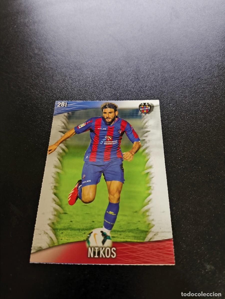 Cromos de F&uacute;tbol: 281 Nikos LEVANTE MUNDICROMO LIGA 2013 2014 13 14 NO PANINI ESTE MEGACRACKS