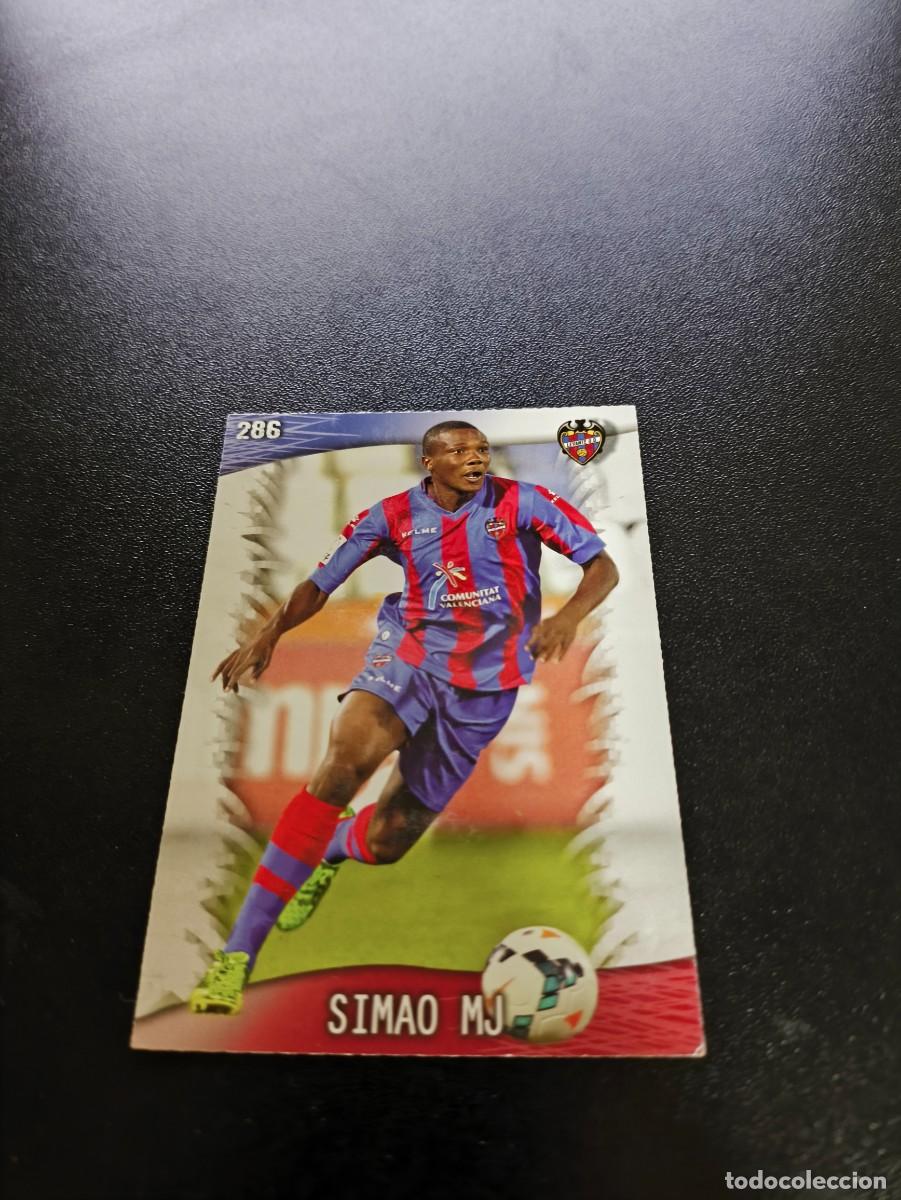 Cromos de F&uacute;tbol: 286 Simao MJ LEVANTE MUNDICROMO LIGA 2013 2014 13 14 NO PANINI ESTE MEGACRACKS