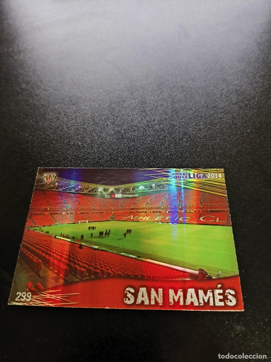 Cromos de F&uacute;tbol: 299 SAN MAMES FONDO RAYAS ATHLETIC BILBAO MUNDICROMO LIGA 2013 2014 13 14 NO PANINI ESTE MEGACRACKS