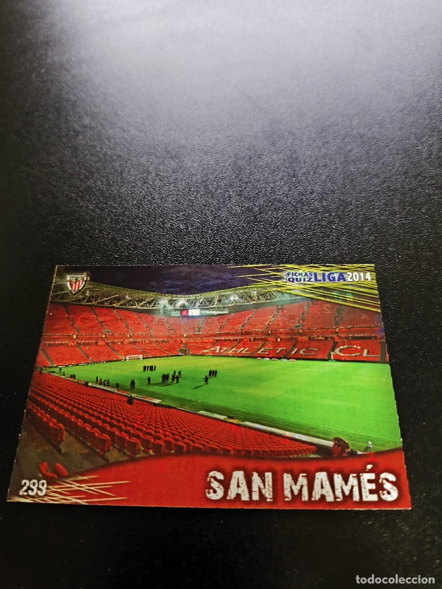 Cromos de F&uacute;tbol: 299 SAN MAMES FONDO LETRAS ATHLETIC BILBAO MUNDICROMO LIGA 2013 2014 13 14 NO PANINI ESTE MEGACRACKS