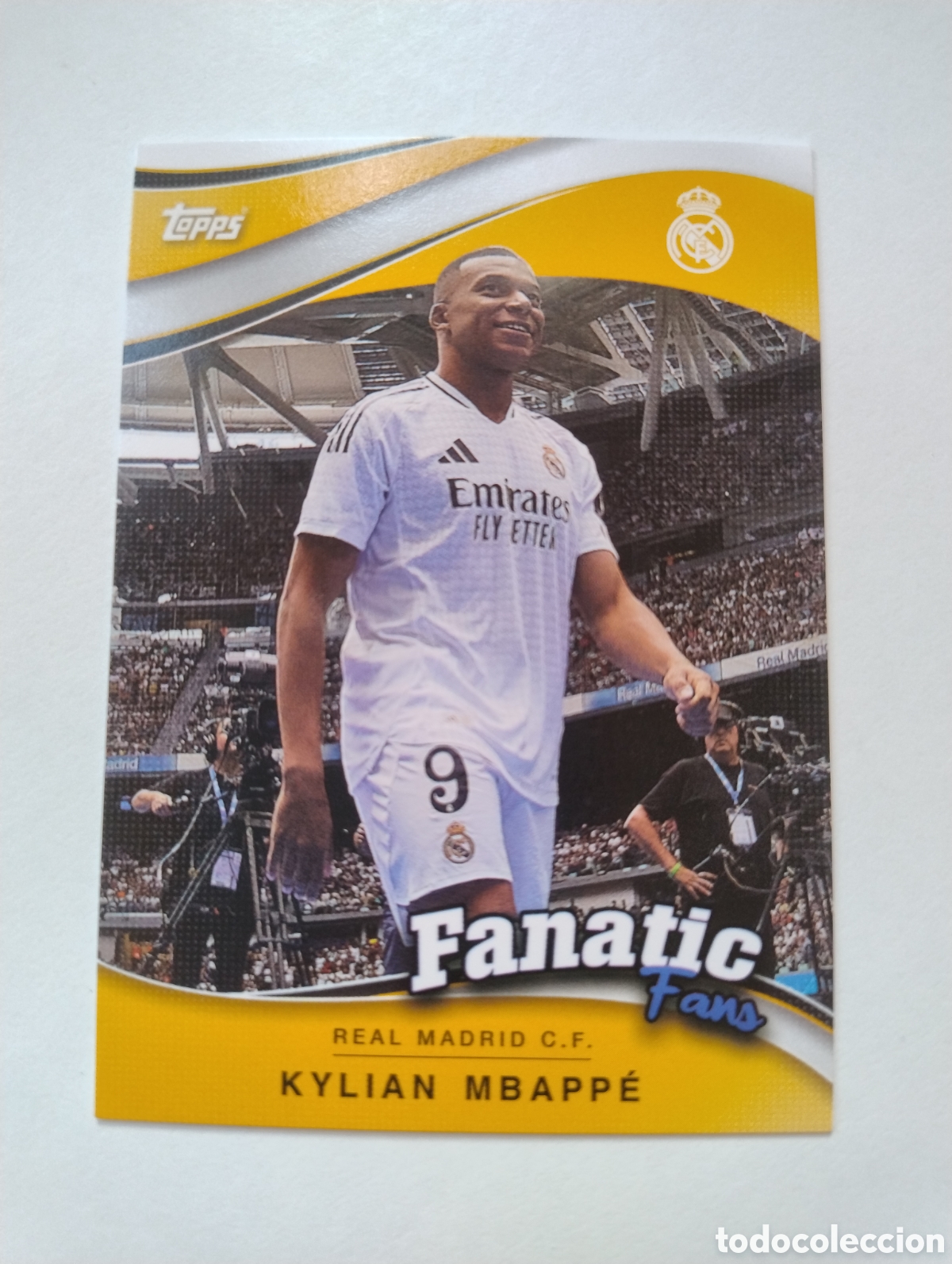 Cromos de F&uacute;tbol: FF 4 - Mbappe - Real Madrid - Topps FAN Set 2024 - 2025 Fanatic