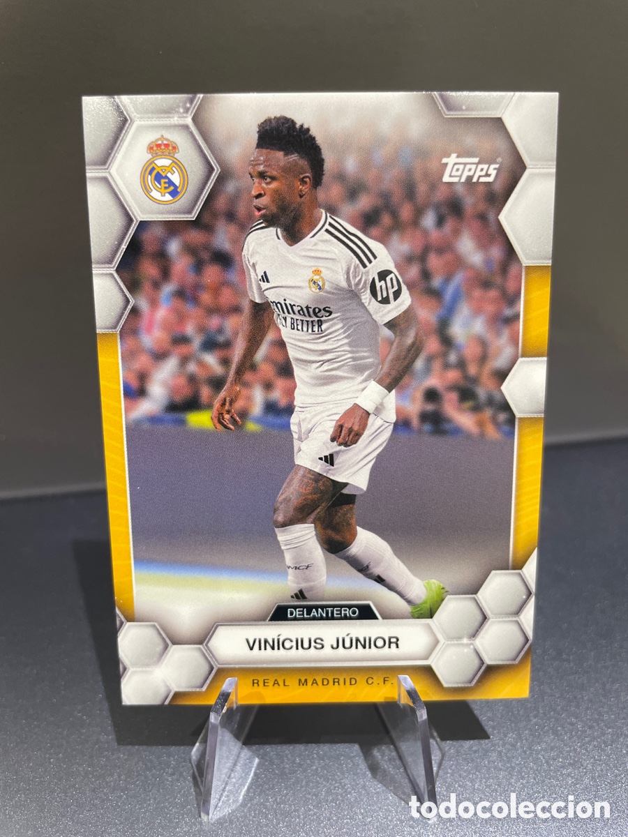 Cromos de F&uacute;tbol: Vinicius Junior 18 Topps Fan Set Real Madrid 2024-25 Vini