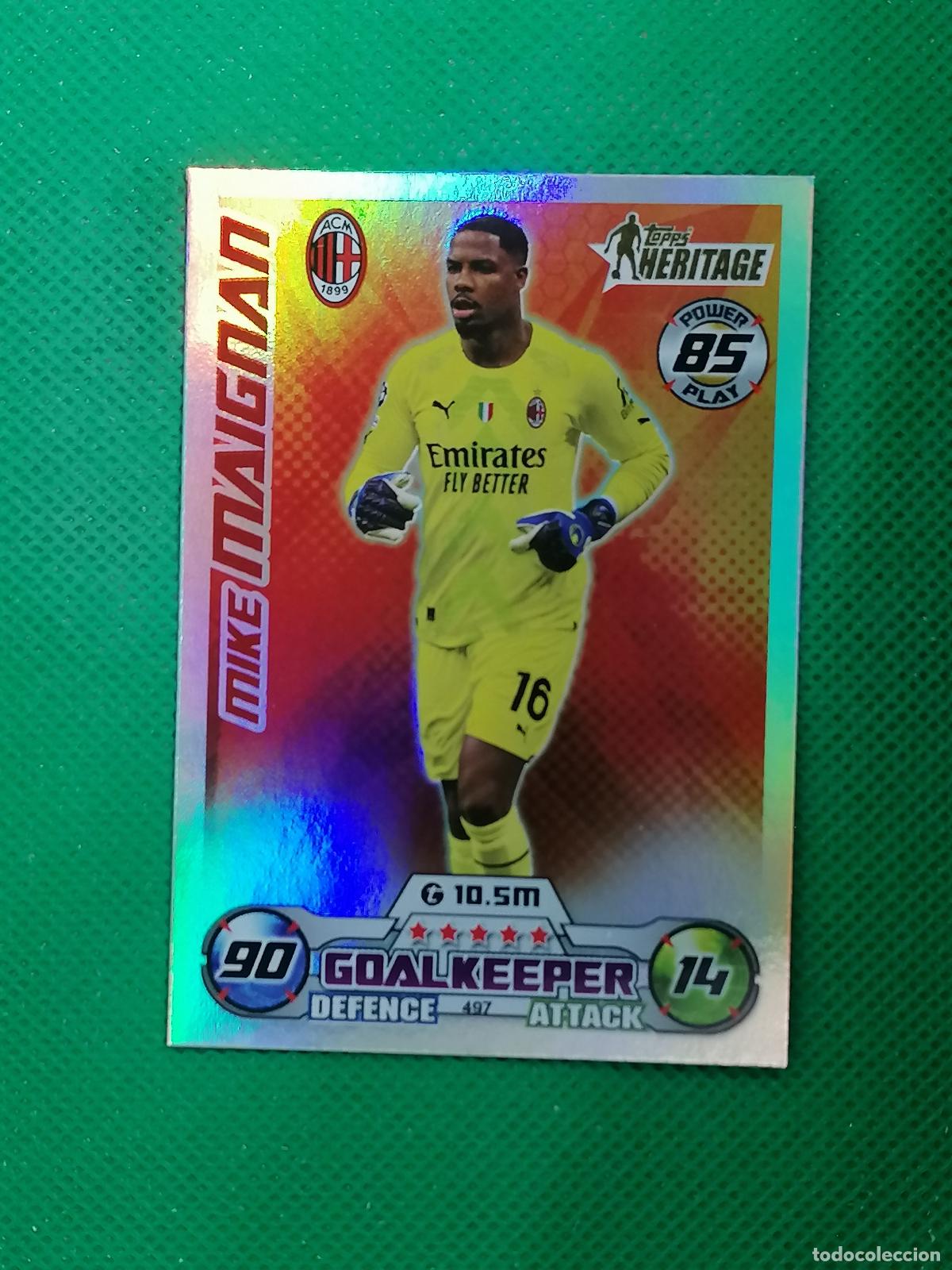 Cromos de F&uacute;tbol: 497 MIKE MAIGNAN MILAN HERITAGE ⚽ TOPPS MATCH ATTAX CHAMPIONS 2022 2023 22 23 ⚽