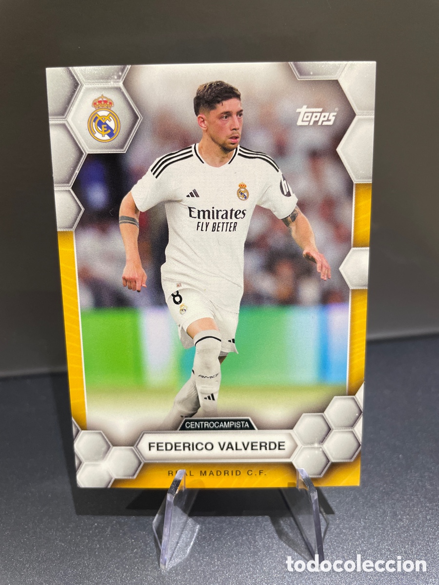 Cromos de F&uacute;tbol: Fede Valverde 10 Topps Fan Set Real Madrid 2024-25