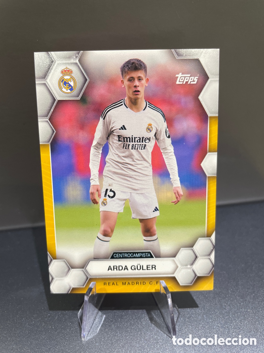 Cromos de F&uacute;tbol: Arda Guler 16 Topps Fan Set Real Madrid 2024-25