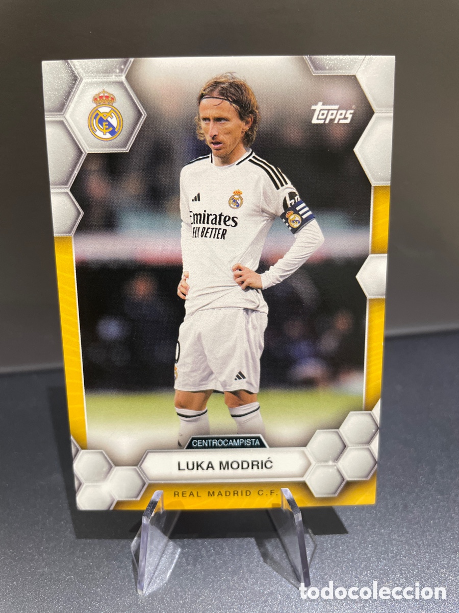 Cromos de F&uacute;tbol: Luka Modric 13 Topps Fan Set Real Madrid 2024-25
