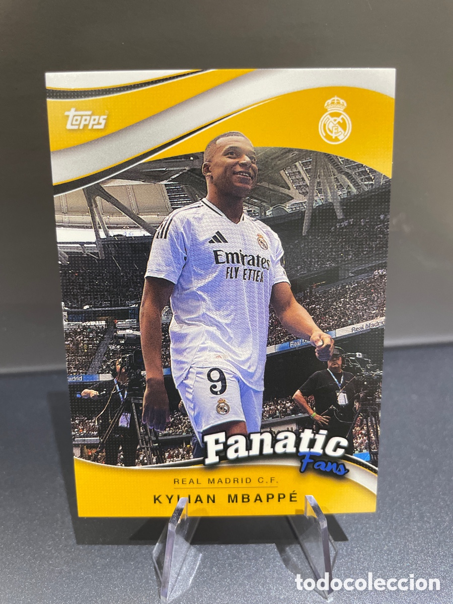 Cromos de F&uacute;tbol: Mbappe FF 4 Fanatic Topps Fan Set Real Madrid 2024-25