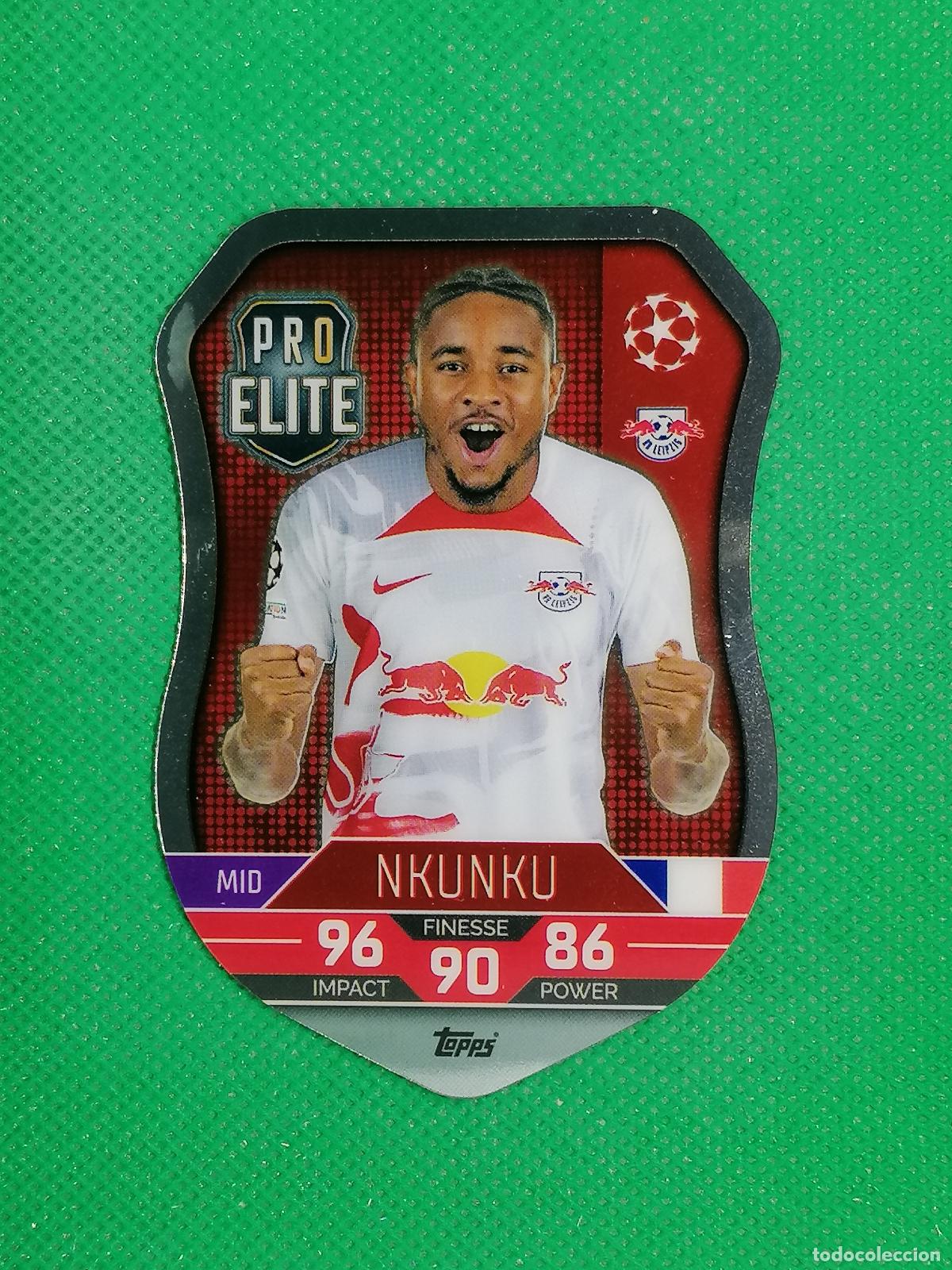 Cromos de F&uacute;tbol: SH11 SH11 NKUNKU LEIPZIG PRO ELITE SHIELD ⚽TOPPS MATCH ATTAX CHAMPIONS 2022 2023 22 23 ⚽