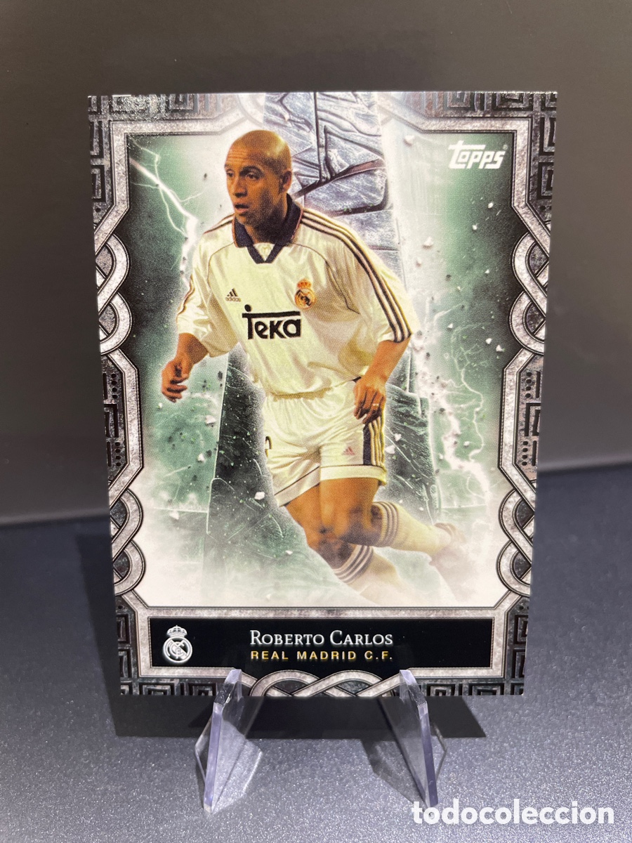 Cromos de F&uacute;tbol: Roberto Carlos MO-1 Monolith Topps Fan Set Real Madrid 2024-25