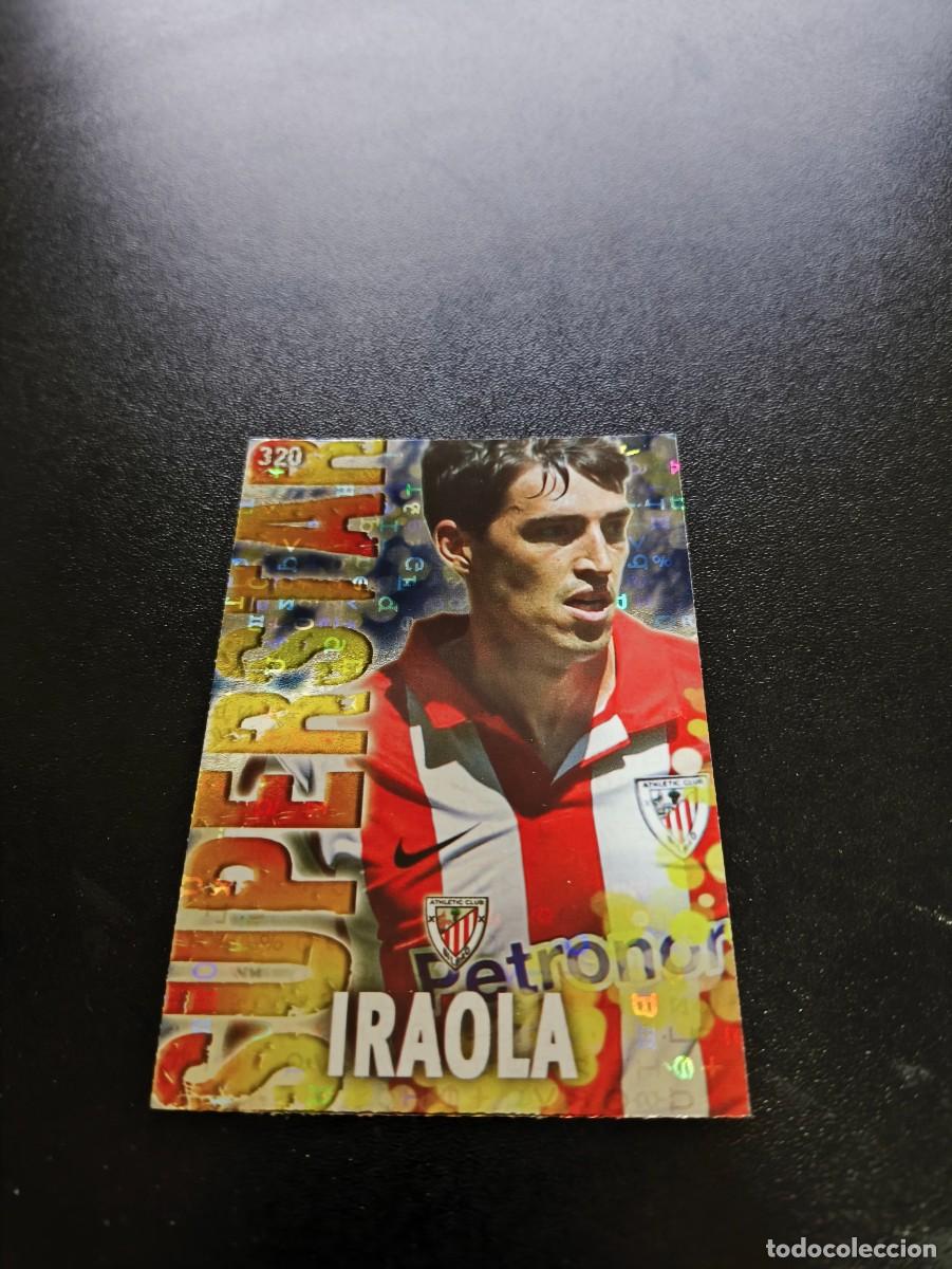 Cromos de F&uacute;tbol: 320 IRAOLA SUPERSTAR LETRA ATHLETIC BILBAO MUNDICROMO LIGA 2013 2014 13 14 NO PANINI ESTE MEGACRACKS