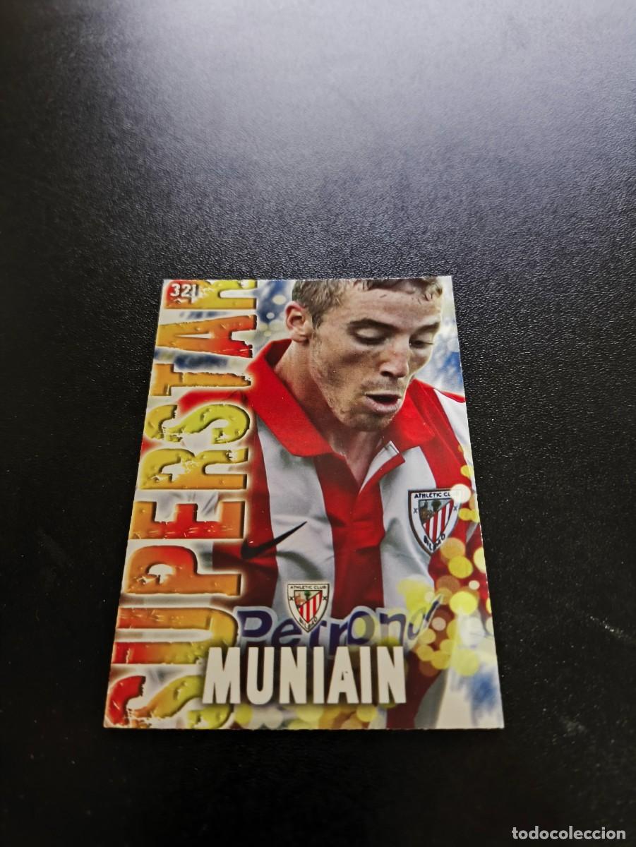 Cromos de F&uacute;tbol: 321 MUNIAIN SUPERSTAR MATE ATHLETIC BILBAO MUNDICROMO LIGA 2013 2014 13 14 NO PANINI ESTE MEGACRACKS