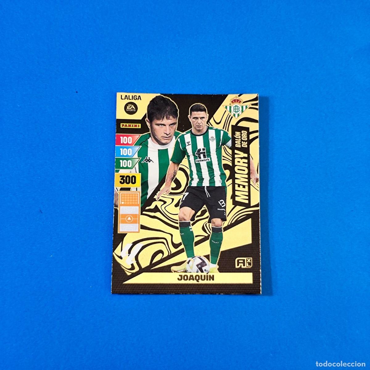 Cromos de F&uacute;tbol: Adrenalyn 2024 2025 / 24 25 Memory Bal&oacute;n de Oro Cristiano Joaqu&iacute;n Betis