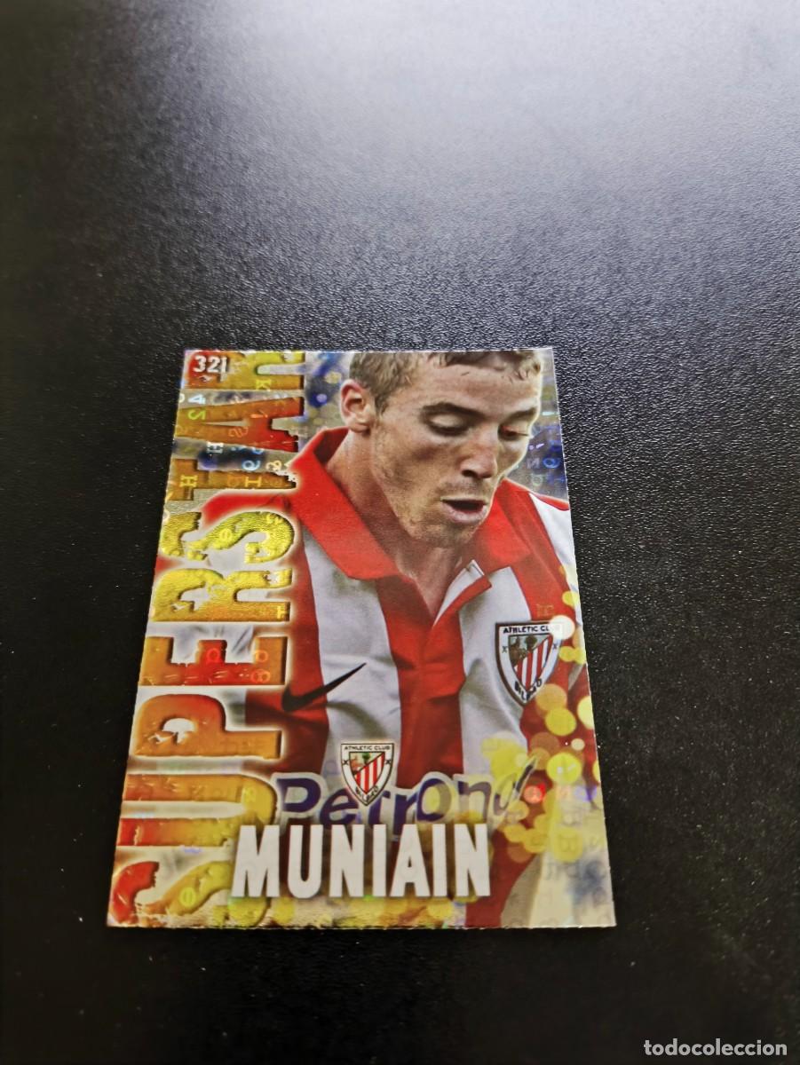 Cromos de F&uacute;tbol: 321 MUNIAIN SUPERSTAR FONDO LETRAS ATHLETIC DE BILBAO MUNDICROMO LIGA 2013 2014 13 14 NO PANINI ESTE