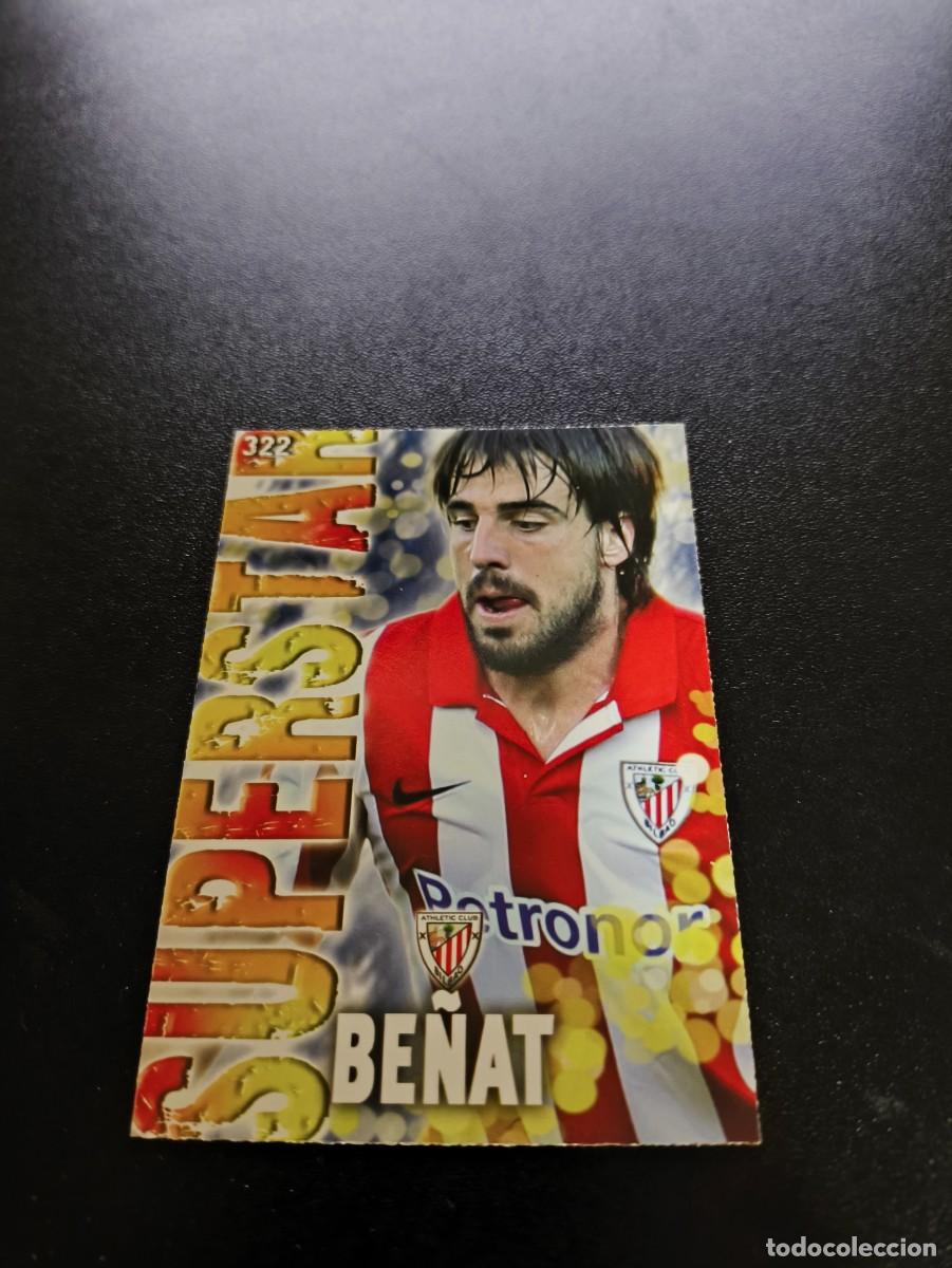Cromos de F&uacute;tbol: 322 BE&Ntilde;AT SUPERSTAR FONDO MATE ATHLETIC DE BILBAO MUNDICROMO LIGA 2013 2014 13 14 NO PANINI ESTE