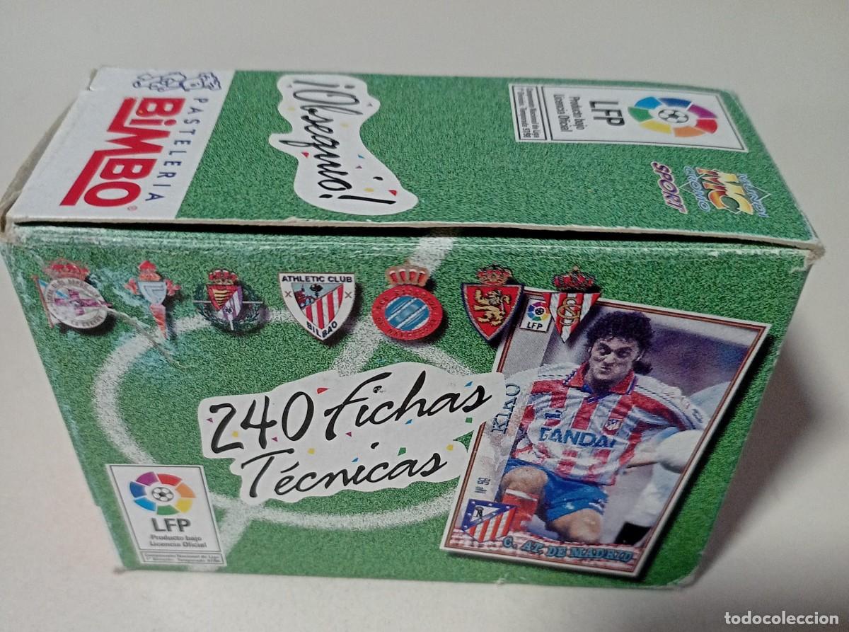 Cromos de F&uacute;tbol: 240 fichas t&eacute;cnicas La Liga 97/98 &rdquo;Obsequio de Bimbo&rdquo;