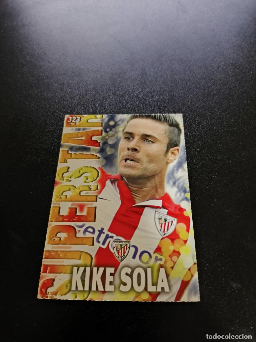 Football Stickers: 323 SOLA SUPERSTAR FONDO MATE ATHLETIC DE BILBAO MUNDICROMO LIGA 2013 2014 13 14 NO PANINI ESTE