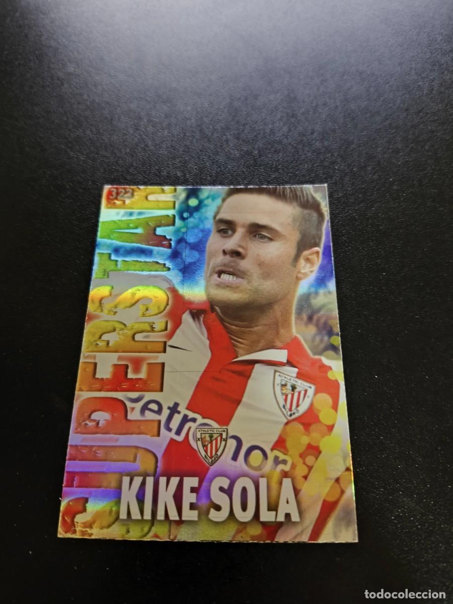 Cromos de F&uacute;tbol: 323 SOLA SUPERSTAR FONDO RAYAS ATHLETIC DE BILBAO MUNDICROMO LIGA 2013 2014 13 14 NO PANINI ESTE