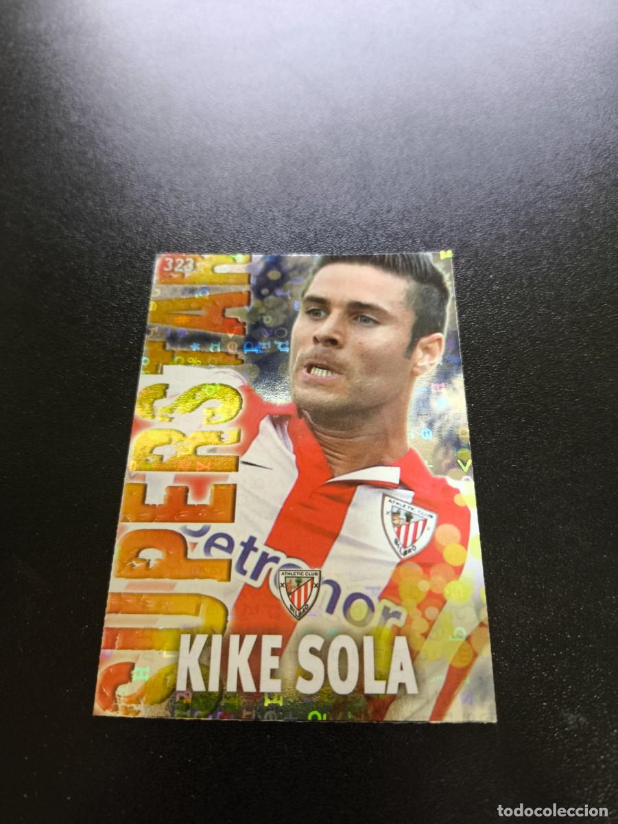 Cromos de F&uacute;tbol: 323 SOLA SUPERSTAR FONDO LETRAS ATHLETIC DE BILBAO MUNDICROMO LIGA 2013 2014 13 14 NO PANINI ESTE