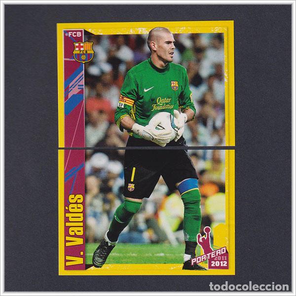 Fu&szlig;ball-Sticker: COLECCI&Oacute;N OFICIAL BARCELONA 2011 2012 11 12 PANINI VICTOR VALDES 21 22 ALBUM LIGA BAR&Ccedil;A F&Uacute;TBOL