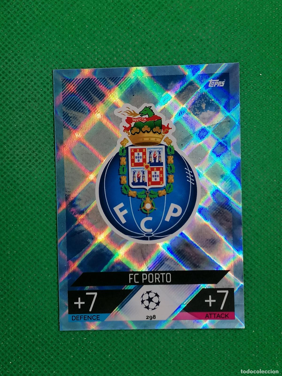 Football Stickers: 298 ESCUDO OPORTO PARALELA CRYSTAL ⚽TOPPS MATCH ATTAX CHAMPIONS 2022 2023 22 23 ⚽