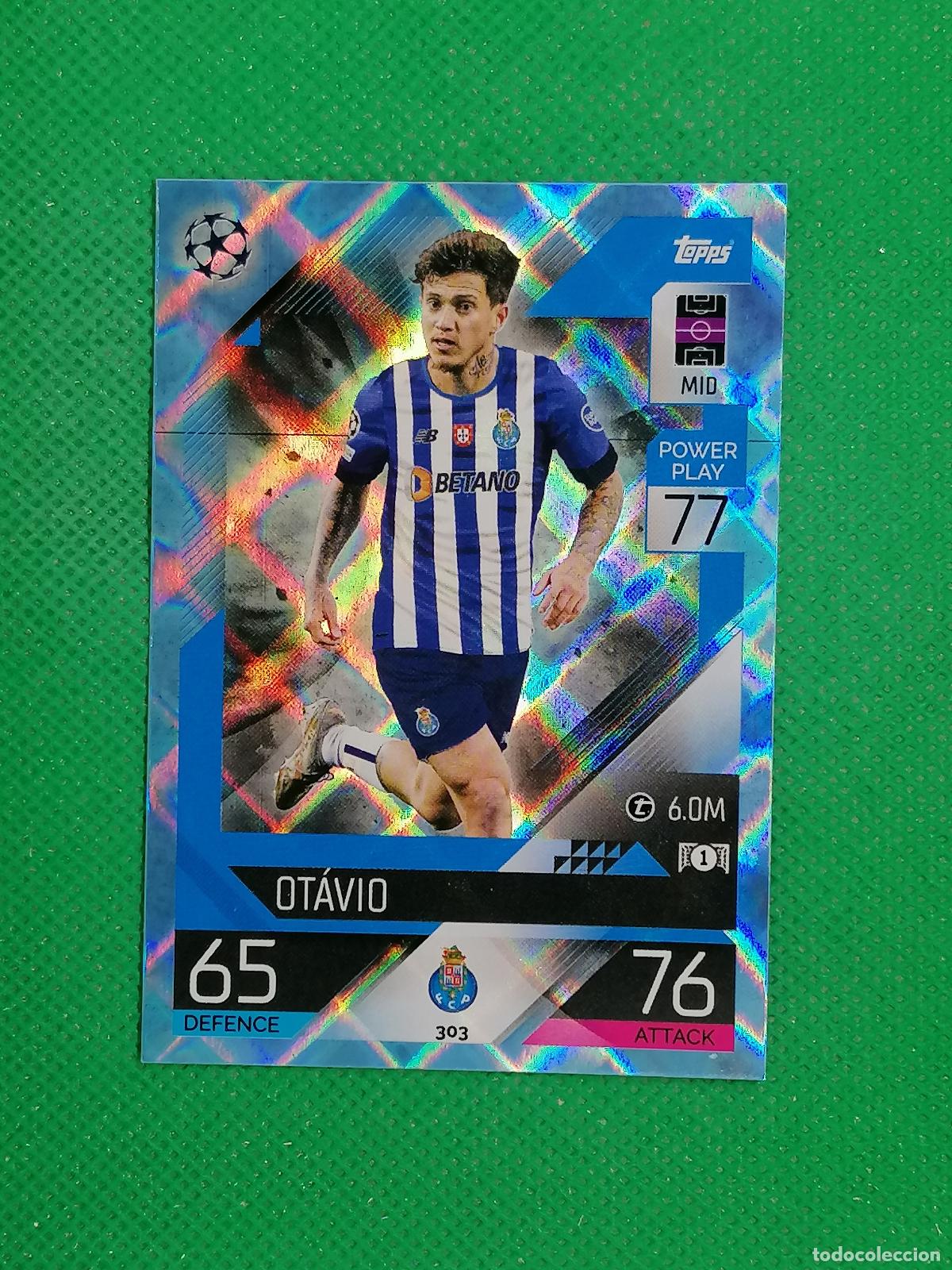 Football Stickers: 303 OTAVIO OPORTO PARALELA CRYSTAL ⚽TOPPS MATCH ATTAX CHAMPIONS 2022 2023 22 23 ⚽
