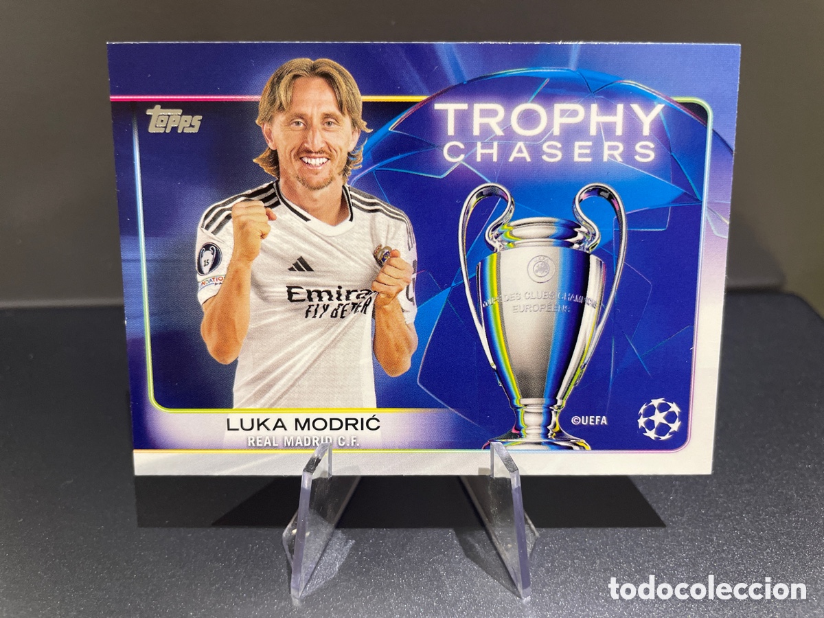 Cromos de Futebol: Modric RF-19 Trophy Chasers Topps UCC 2024-25 Real Madrid