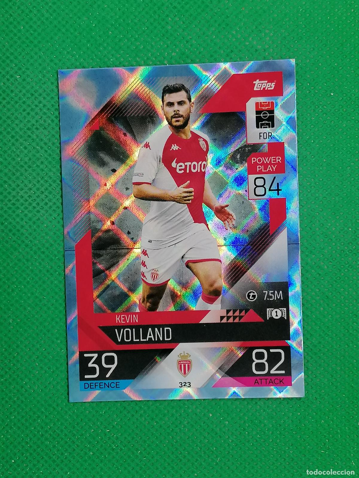 Cromos de F&uacute;tbol: 323 KEVIN VOLLAND MONACO PARALELA CRYSTAL ⚽TOPPS MATCH ATTAX CHAMPIONS 2022 2023 22 23 ⚽