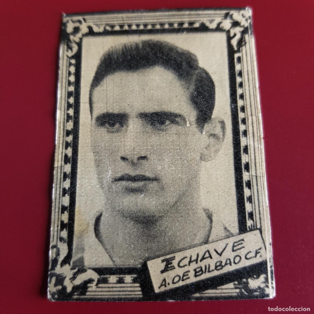 Cromos de F&uacute;tbol: FHER DISGRA - LIGA 1959 1960 - 59 60 - BILBAO - ECHAVE - RECUPERADO