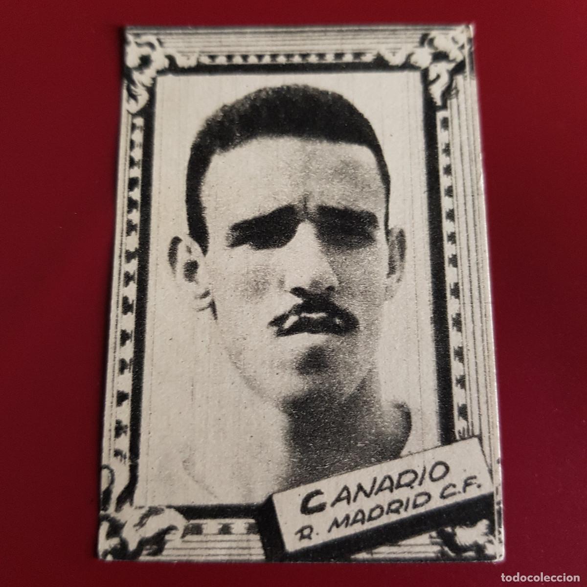 Cromos de F&uacute;tbol: FHER DISGRA - LIGA 1959 1960 - 59 60 - R MADRID - CANARIO - NUNCA PEGADO