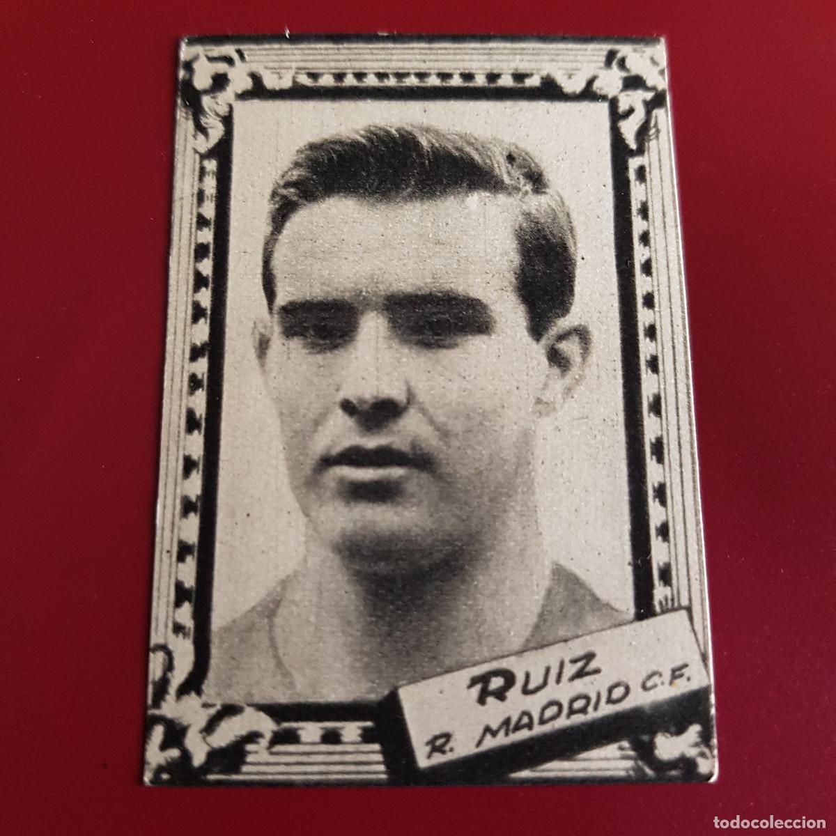 Cromos de F&uacute;tbol: FHER DISGRA - LIGA 1959 1960 - 59 60 - R MADRID - RUIZ - NUNCA PEGADO