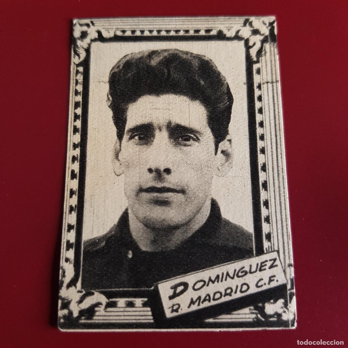 Cromos de F&uacute;tbol: FHER DISGRA - LIGA 1959 1960 - 59 60 - R MADRID - DOMINGUEZ - NUNCA PEGADO