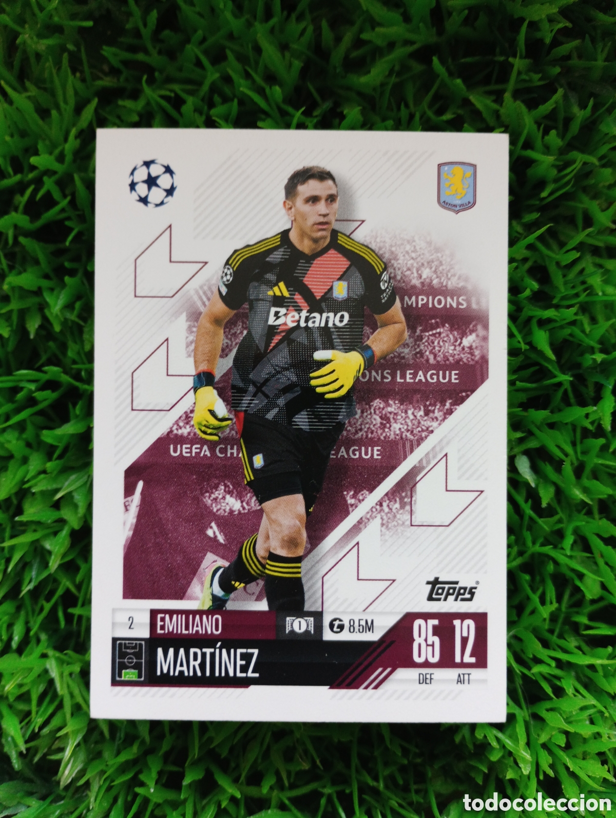 Cromos de F&uacute;tbol: Emiliano Martinez Aston Villa Match Attax 24-25 # 2