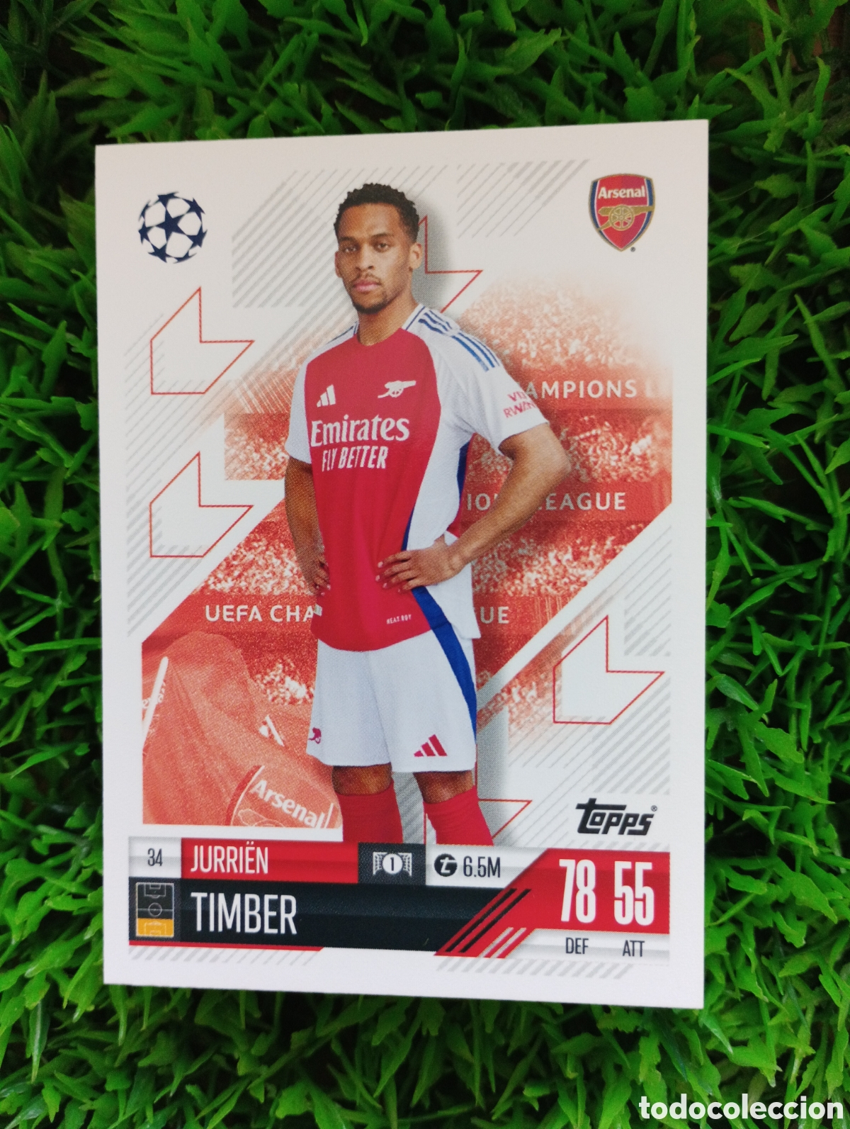 Cromos de F&uacute;tbol: Timber Arsenal Match Attax 24-25 # 34