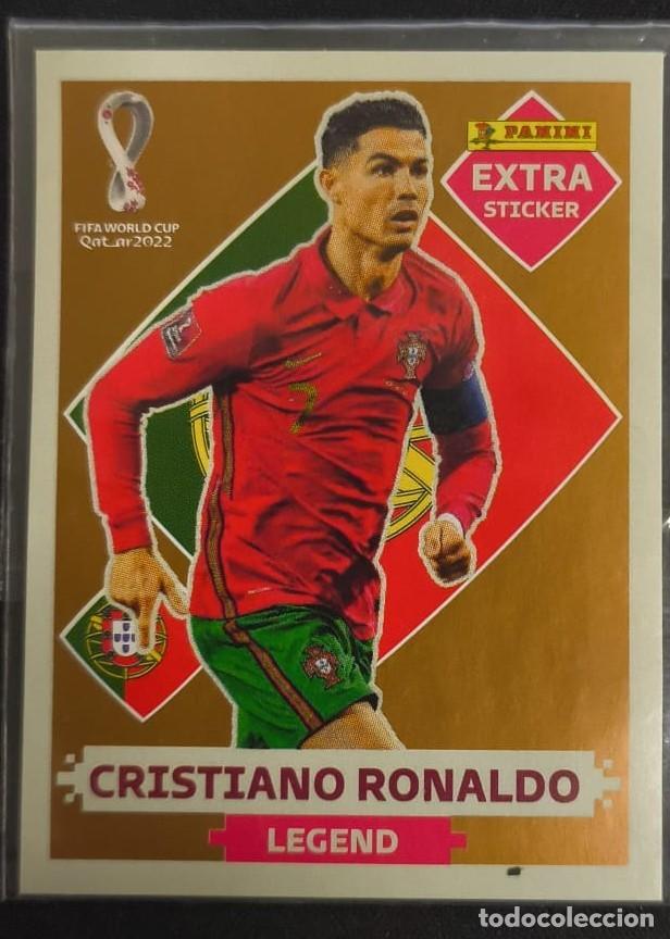 Cromos de Futebol: cromo extra sticker bronce cristiano ronaldo fifa world cup 2022 panini