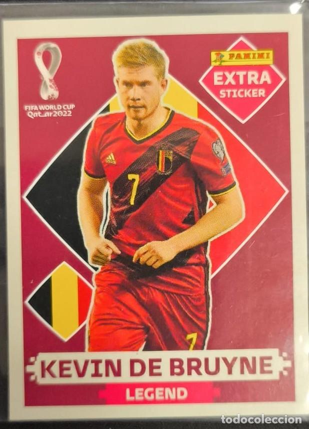 Cromos de F&uacute;tbol: cromo extra sticker fifa world cup 2022 kevin de bruyne