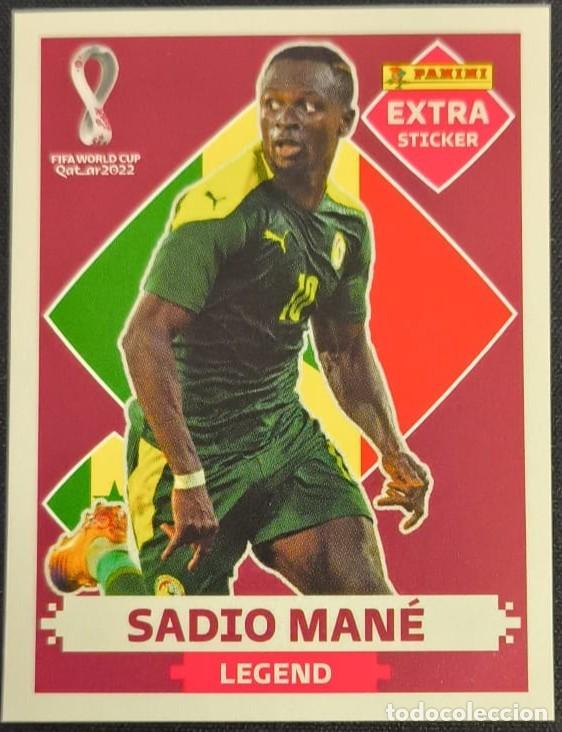 Cromos de F&uacute;tbol: cromo extra sticker fifa world cup 2022 SADIO MANE