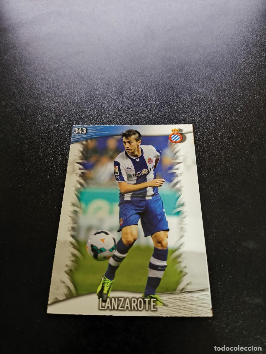 Cromos de F&uacute;tbol: 343 Lanzarote ESPANYOL MUNDICROMO LIGA 2013 2014 13 14 NO PANINI ESTE
