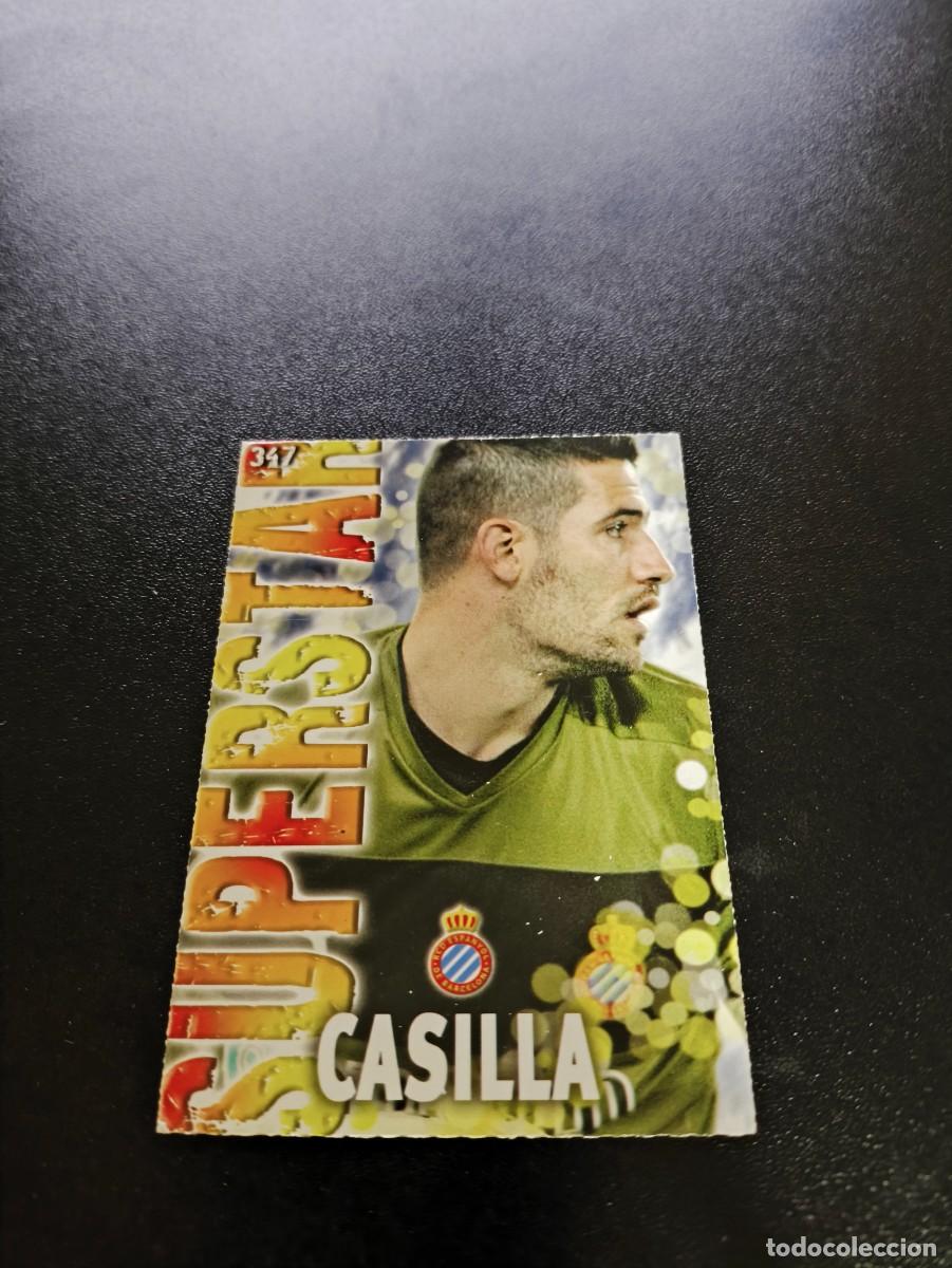 Cromos de F&uacute;tbol: 347 CASILLA SUPERSTAR MATE ESPANYOL MUNDICROMO LIGA 2013 2014 13 14 NO PANINI ESTE