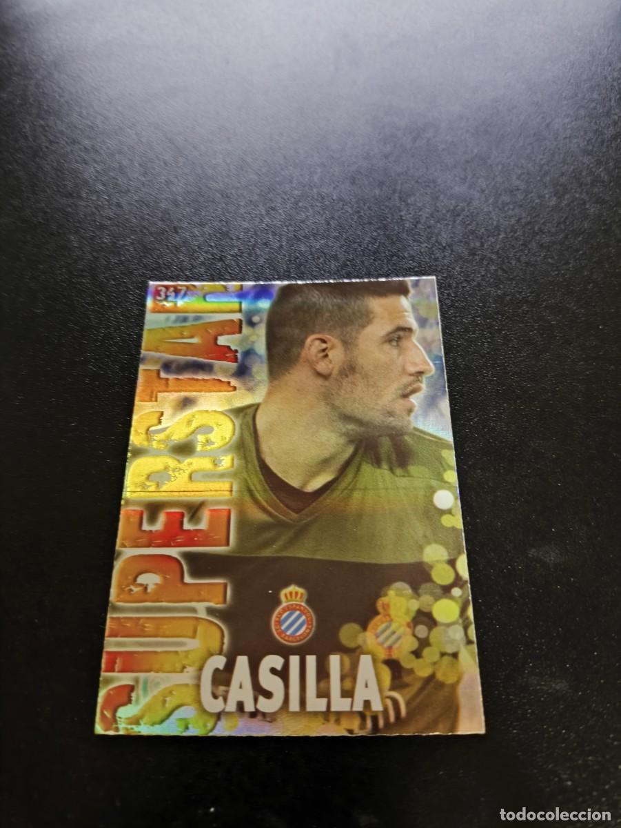 Cromos de F&uacute;tbol: 347 CASILLA SUPERSTAR FONDO RAYAS ESPANYOL MUNDICROMO LIGA 2013 2014 13 14 NO PANINI ESTE
