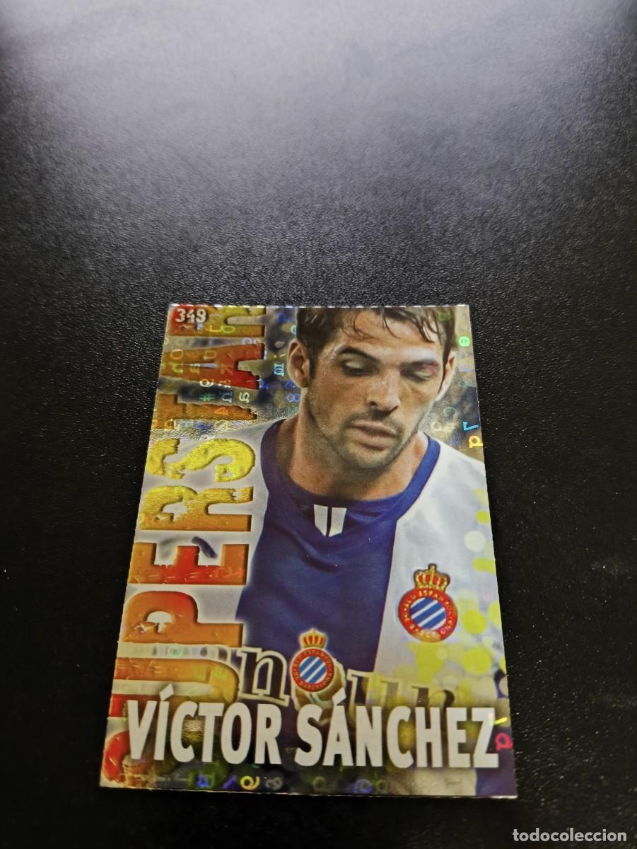 Cromos de F&uacute;tbol: 349 VICTOR SANCHEZ SUPERSTAR FONDO LETRAS ESPANYOL MUNDICROMO LIGA 2013 2014 13 14 NO PANINI ESTE