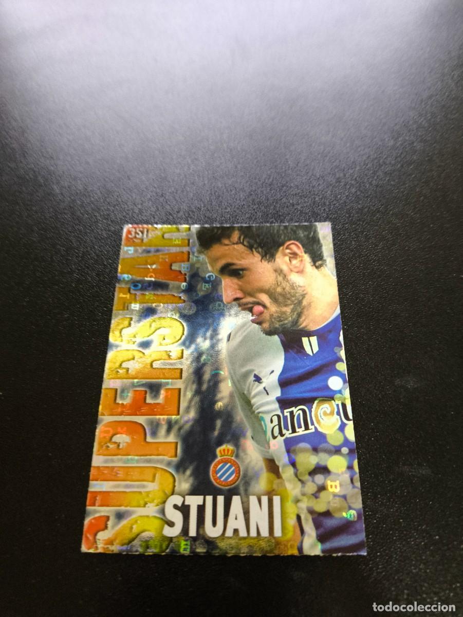Cromos de F&uacute;tbol: 351 STUANI SUPERSTAR BRILLO LETRAS ESPANYOL MUNDICROMO LIGA 2013 2014 13 14 NO PANINI ESTE