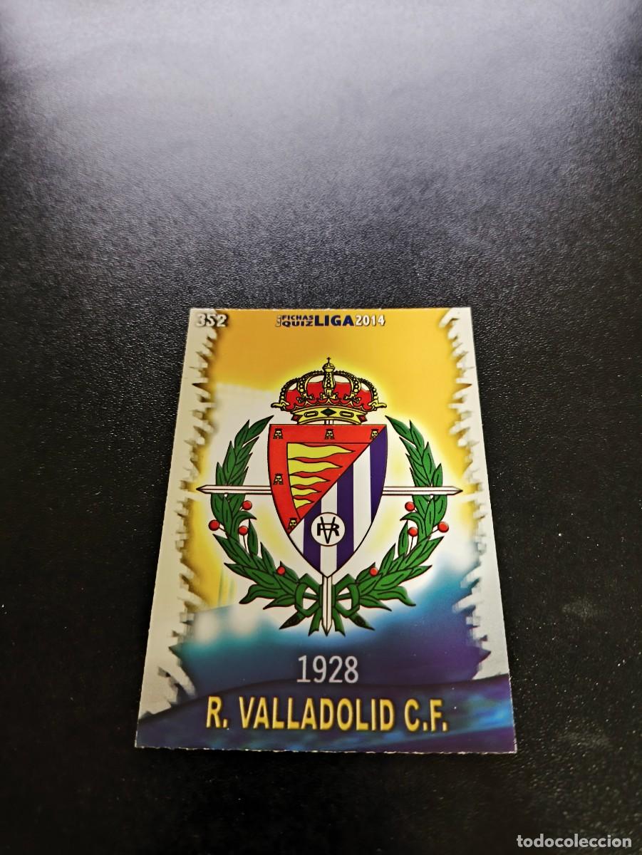 Cromos de F&uacute;tbol: 352 ESCUDO VERSION MATE VALLADOLID MUNDICROMO LIGA 2013 2014 13 14 NO PANINI ESTE