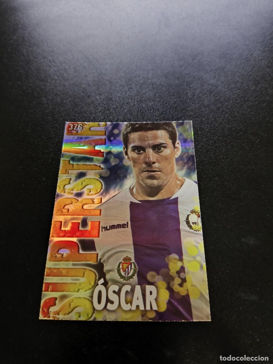 Cartes &agrave; collectionner de Football: 376 OSCAR SUPERSTAR FONDO RAYAS VALLADOLID MUNDICROMO LIGA 2013 2014 13 14 NO PANINI ESTE