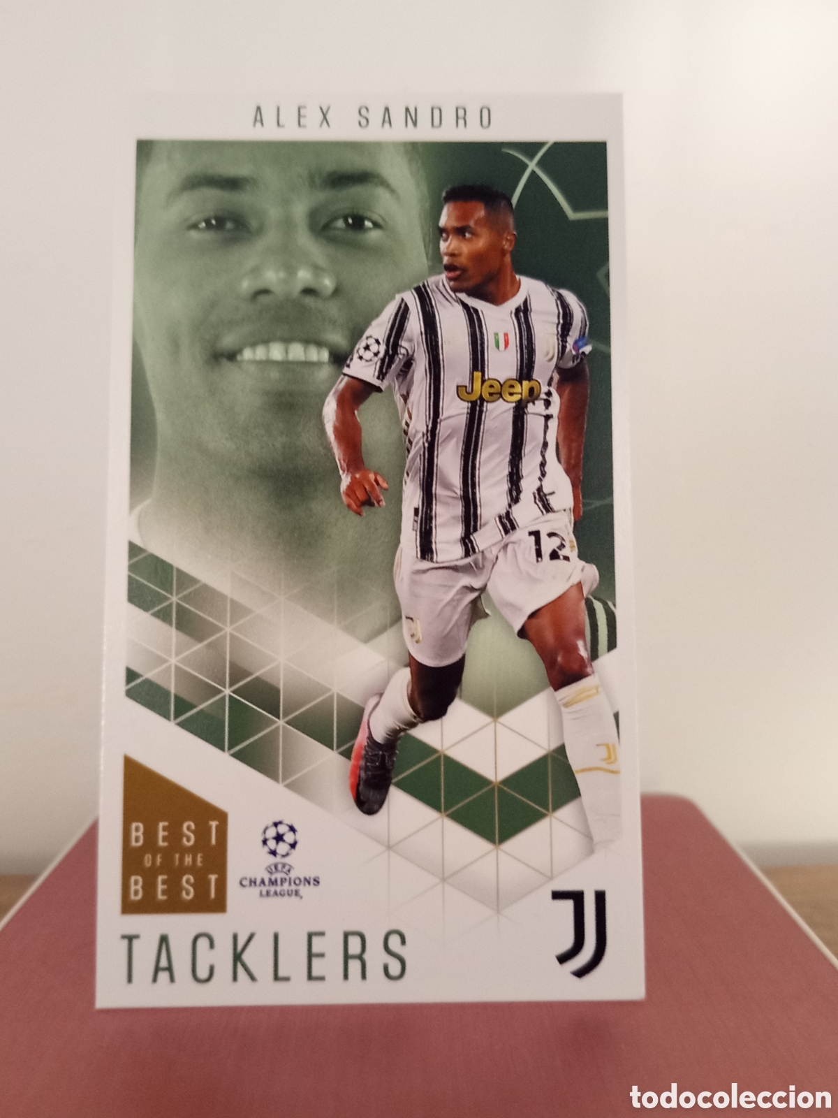 Cromos de F&uacute;tbol: ❇️ CROMO GRANDE ⚽ 14 ALEX SANDRO JUVENTUS TACKLERS TOPPS BEST OF THE BEST 2021 CHAMPIONS 2020 ⚽ ❇️