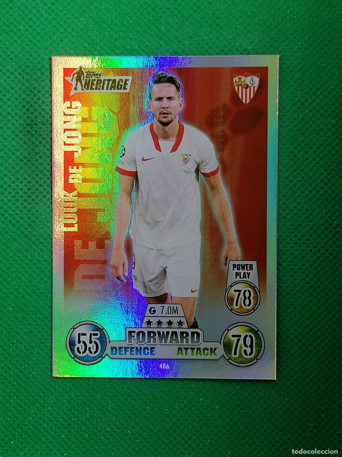 Cromos de F&uacute;tbol: 486 LUUK DE JONG SEVILLA HERITAGE ⚽ TOPPS MATCH ATTAX CHAMPIONS 2021 2022 21 22 ⚽