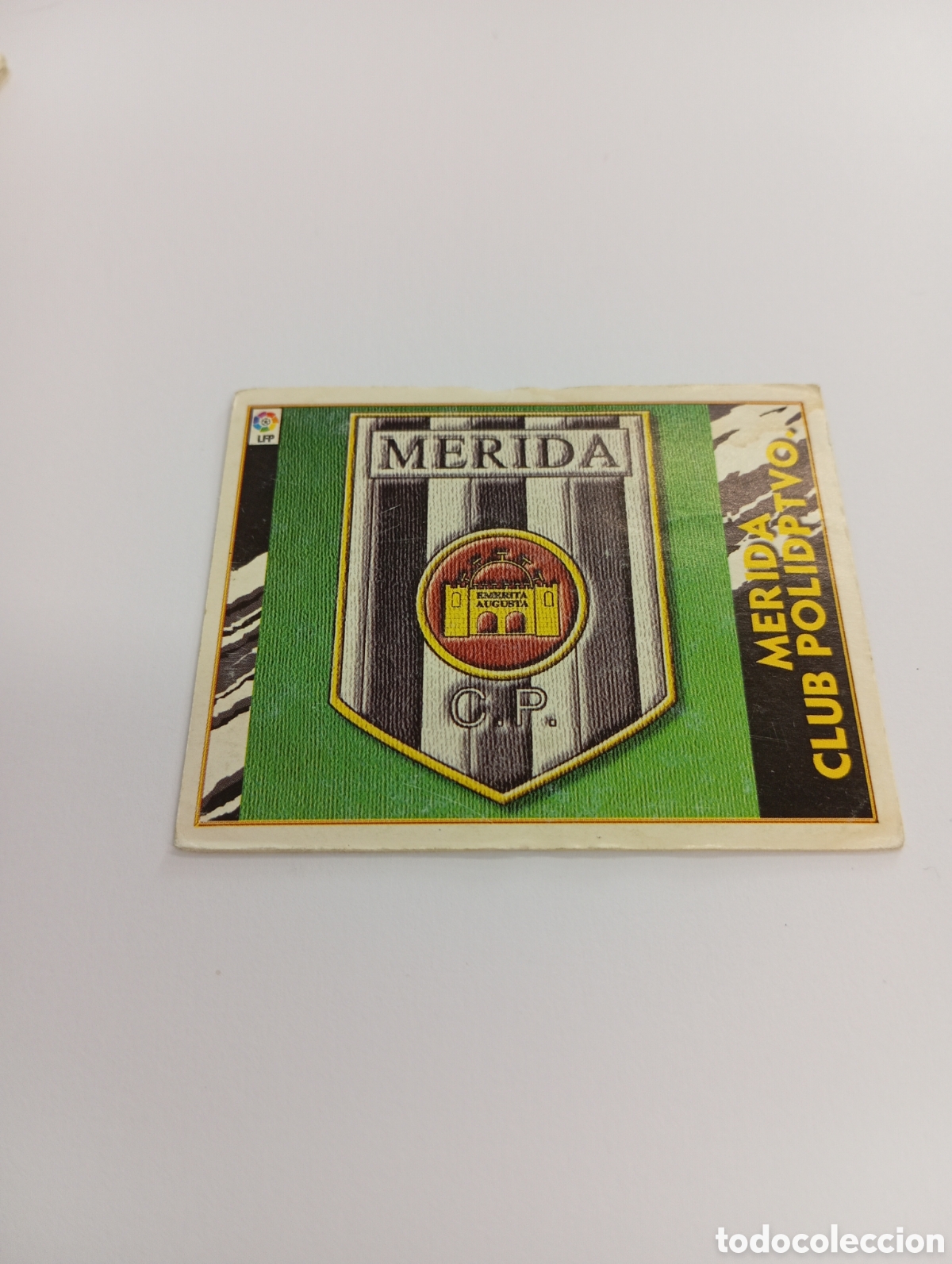 Cromos de Futebol: ESCUDO M&eacute;rida Liga Este 1997 1998 NUEVO SIN PEGAR 97 98